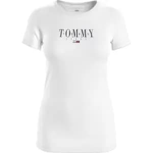 Tommy Jeans Slim Fit Logo T-Shirt - White
