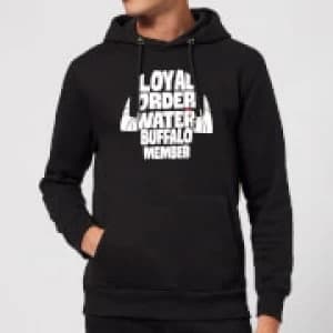 The Flintstones Loyal Order Of Water Buffalo Member Hoodie - Black