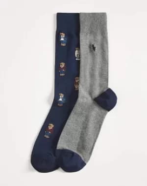Polo Ralph Lauren 2 Pack Bear Socks