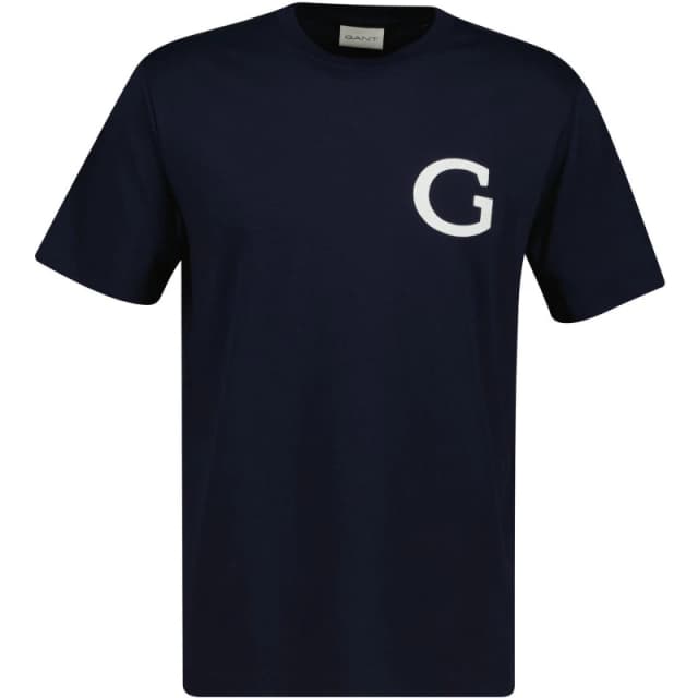 Gant Gant Chest Graphic T Sn62 Evenng Blue 433 male S