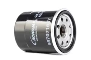 ACKOJA Oil filter Green Mobility Parts Spin-on Filter A70-0501 Engine oil filter PEUGEOT,TOYOTA,CITROEN,107 Schragheck (PM_, PN_),108