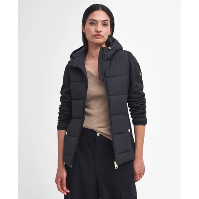 Barbour International Bondar Quilted Shell Jacket - UK 8 Black Coats and Jackets female LQS0054BK11 UK 8
