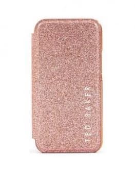 Ted Baker Glitter Folio Case For iPhone 12 Mini