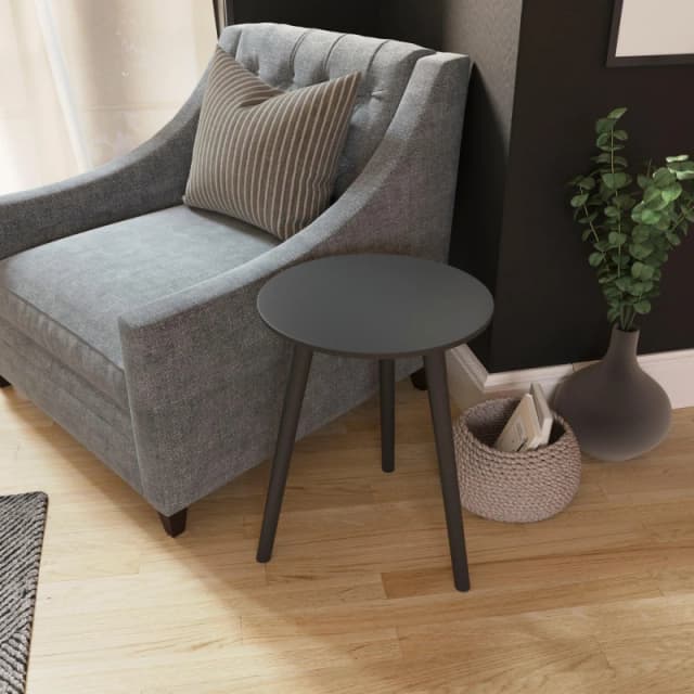 Lassic Vida Designs Round Side Table Black unisex One Size