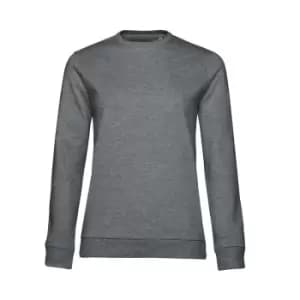 B&C Womens/Ladies Set-in Sweatshirt (M) (Mid Grey Heather)