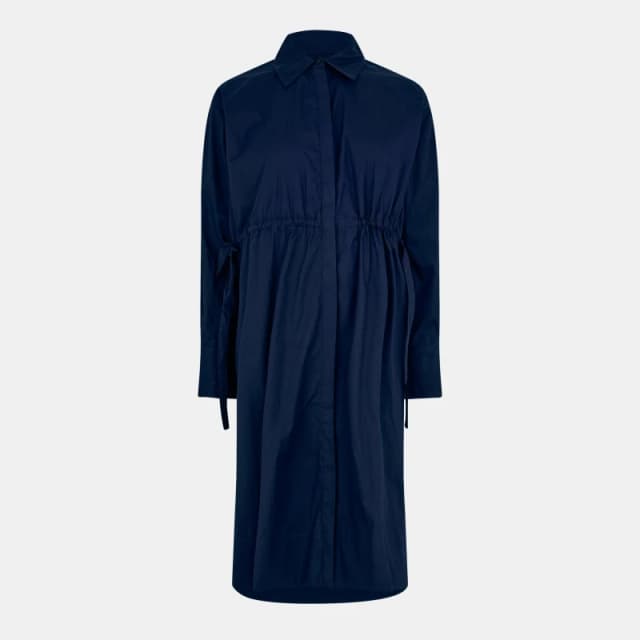 French Connection Rhodes Shirt Dress Marine female 8 (XS)