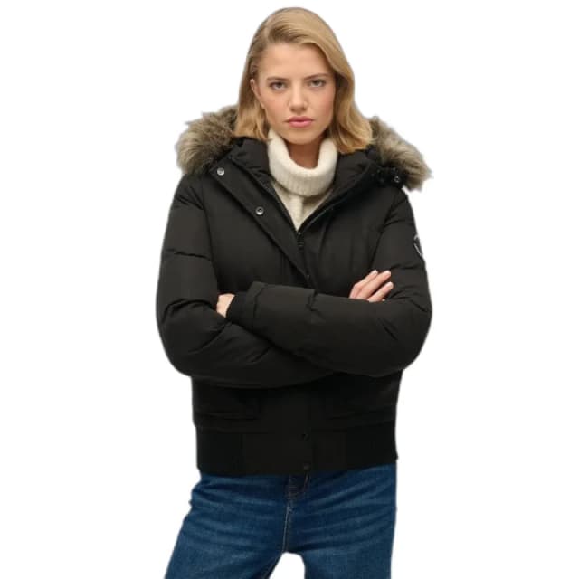 Superdry Womens down jacket Superdry Ella Everest Noir Female M