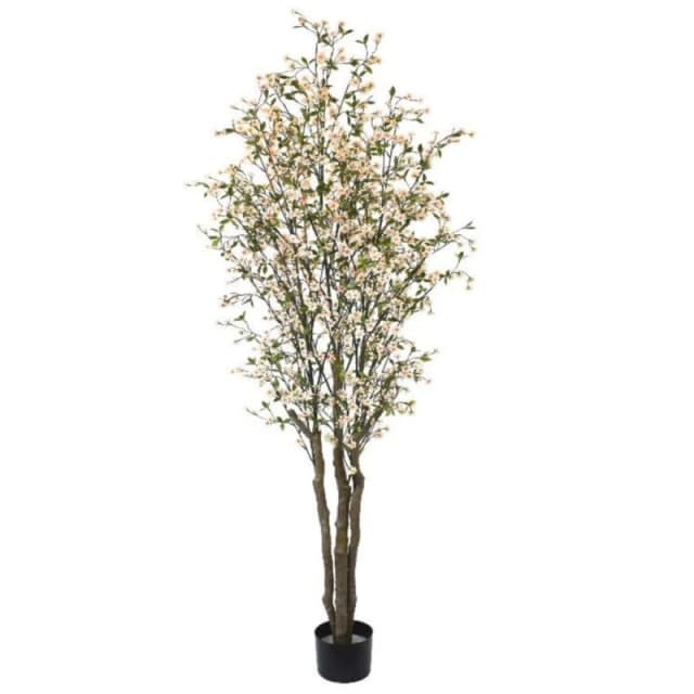 N/A 210cm Fire Retardant Cherry Blossom Tree with 1206 Flowers