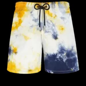 Men Swim Shorts Tie & Dye - Moorea - Blue - Size S - Vilebrequin