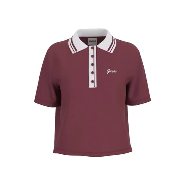 Guess Womens long-sleeved polo shirt Guess Fabia Violet Female S