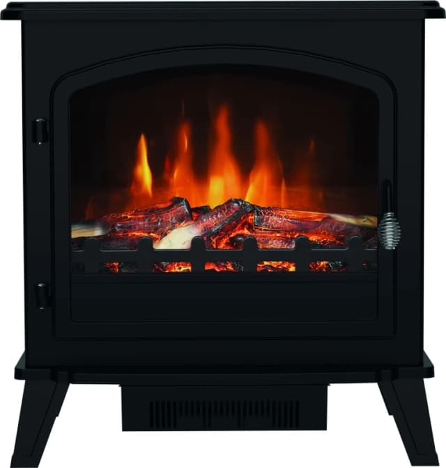 BeModern Trowpoint Grande 73628 Log Effect Electric Stove - Black