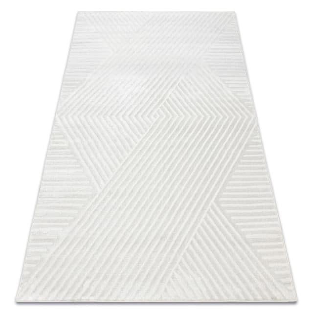 RugsX Carpet Balance 1503 Cream - Geometric, Structural, Glamour 80X150 Cm