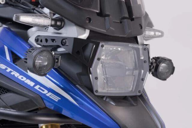 NSW.05.936.10001/B - SW Motech Light Mounting Kit For Suzuki DL 1050 2020-2024 Front - Black NSW.05.936.10001/B