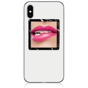 iDecoz Black Marble Square Phone Mirror