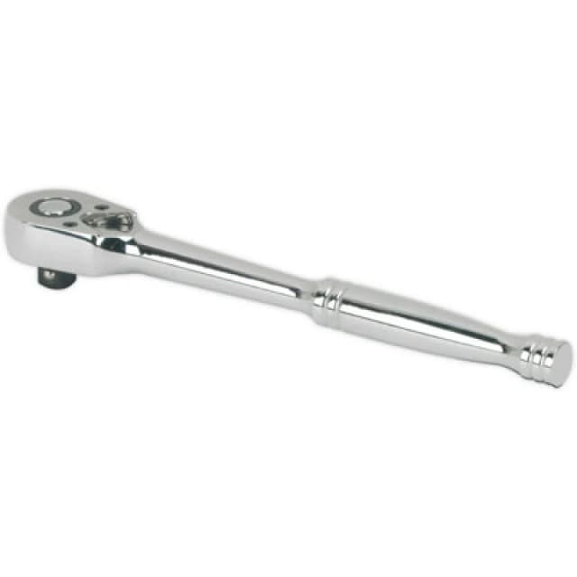 Loops 48-Tooth Pear-Head Ratchet Wrench - 1/4" Sq Drive - Flip Reverse Mechanism Multi