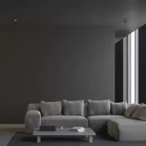 Spot Light Bali Round Black Stylish Spotlight Upgrade Quality Alloy Finish Easy Clip Fitting 1xGU10