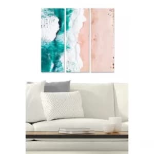 MDF2565979 Multicolor Decorative MDF Painting (3 Pieces)