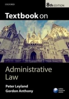 Textbook on Administrative Law by Peter Leyland Book