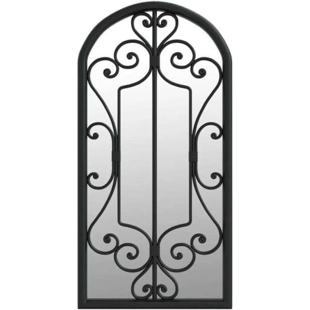 VIDAXL Mirror Black 70x30cm Iron for Indoor Use Vidaxl 8720286774625