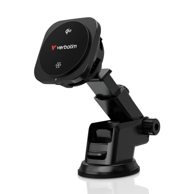 Verbatim Charge 'n' Drive Qi2 Magnetic Wireless Car Charger