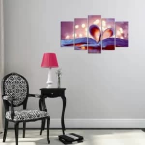 5MX-118 Multicolor Decorative MDF Painting (5 Pieces)