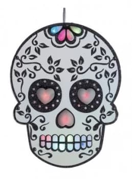 Light Up Skull Decoration