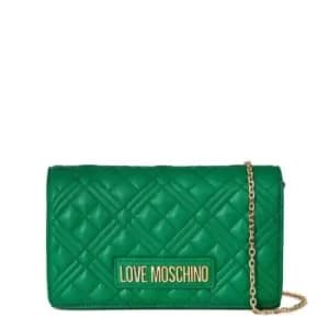 LOVE MOSCHINO Super Quilted Mini Crossbody Bag - Green