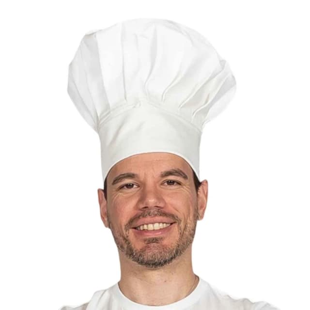 Dennys Mens Tall Chef Hat in White Size: Small White Male S