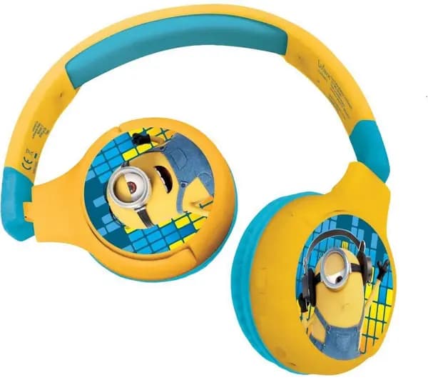 Lexibook Despicable Me Minions Bluetooth & Wired Foldable Headphones