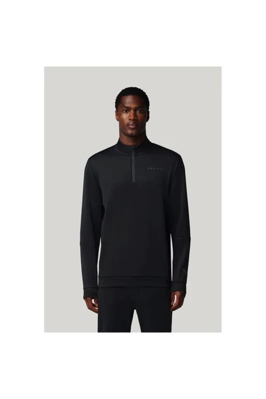 Castore Mens Flex 1/4 Zip Sweatshirt in Black Size: Large Black Male L