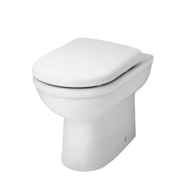 Balterley Comfort Height Back To Wall Toilet Pan - 440mm x 360mm x 540mm White