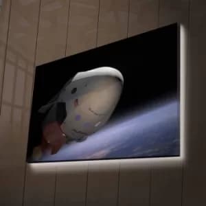 NASA-038 Multicolor Decorative LED Lighted Canvas Painting
