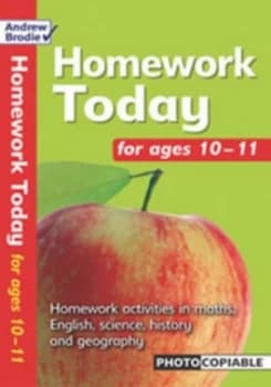 Homework Today for Ages 10-11 by Andrew Brodie Paperback