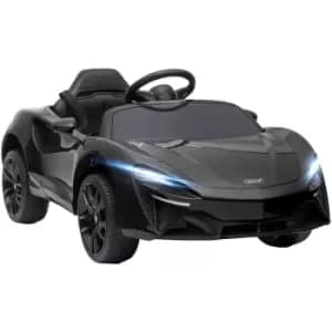 HOMCOM McLaren Licensed Kids Electric Ride-On Car w/ Remote Control - Black - Black