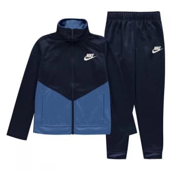 Nike NSW Poly Tracksuit Juniors - Midnight Navy