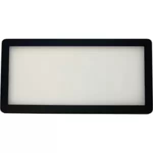 3x MATT BLACK Ultra-Slim Rectangle Under Cabinet Kitchen Light & Driver Kit - Natural White Diffused LED