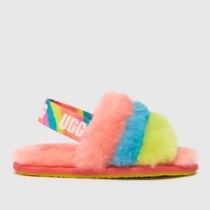 UGG Multi Fluff Yeah Slide Girls Toddler Shoes