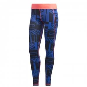 adidas Womens Alphaskin Leggings Compression - Royal/Pink
