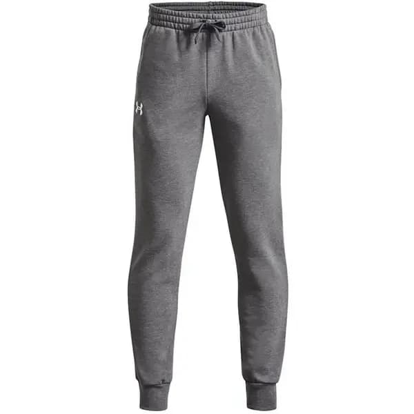 Under Armour Logo Fleece Jogging Pants Junior Boys - Grey 7 - 8 Years