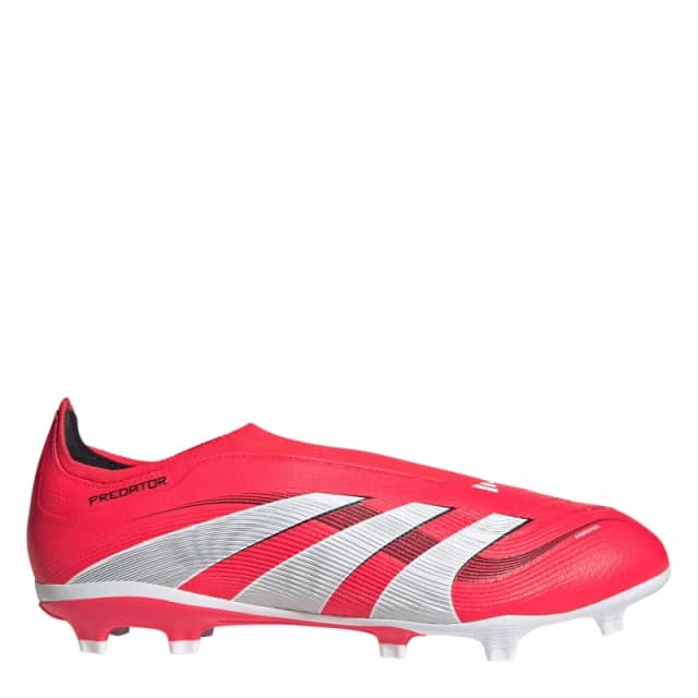 adidas Predator League Laceless Firm Ground Football Boots Red 9.5