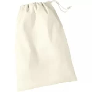 Westford Mill - Recycled Cotton Stuff Bag (M) (Natural)