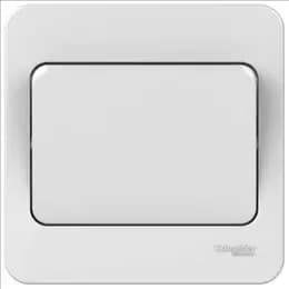 Schneider Electric Lisse White Moulded - Single Wide Rocker 2 Way Light Switch, 10AX, GGBL1012W, White, Pack of 10