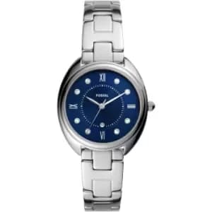 Ladies Fossil Gabby Three-Hand Date Stainless Steel Watch