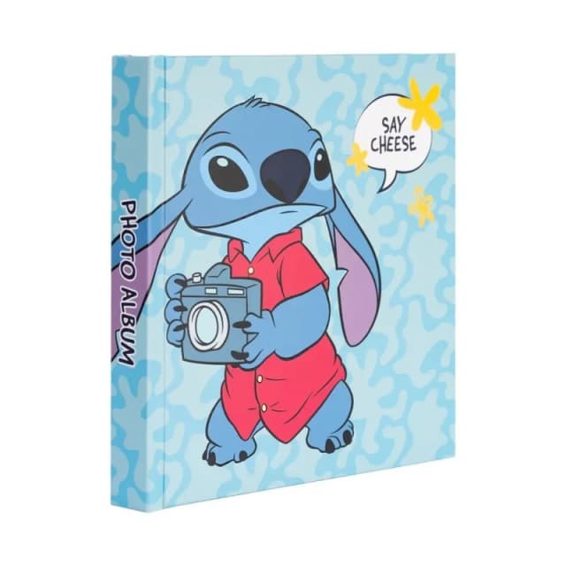 Disney Stitch Tropical Photo Album 16X16Cm 24 Self-Adhesive Pages
