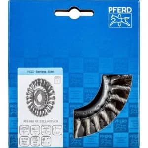PFERD Round brush, knotted POS RBG 1251 2/22.2 INOX 0.35 43303006