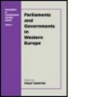 Parliaments and Governments in Western Europe by Philip Norton Paperback