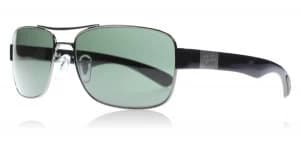 Ray-Ban RB3522 Sunglasses Gunmetal / Black 004/71 61mm