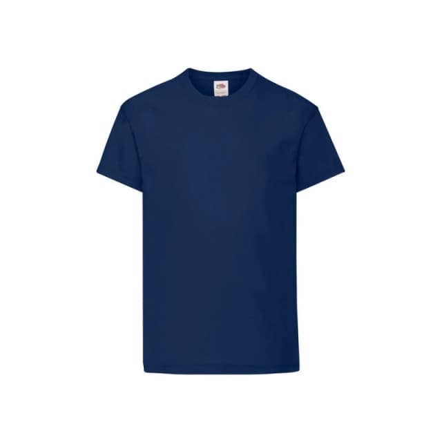 Fruit of the Loom Original T-Shirt in Navy Size: 12-13 Years Navy Unisex 12-13 Years