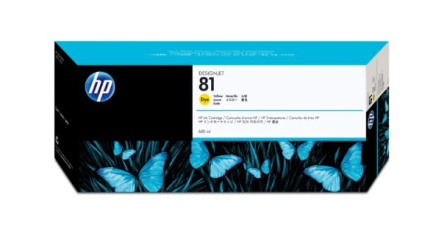 HP C4933A/81 Ink cartridge yellow. 1.4K pages 680ml for HP DesignJet D