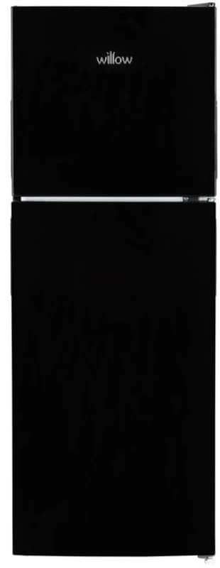 Willow Black Small Fridge Freezer 138L with Adjustable Thermostat Black Unisex
